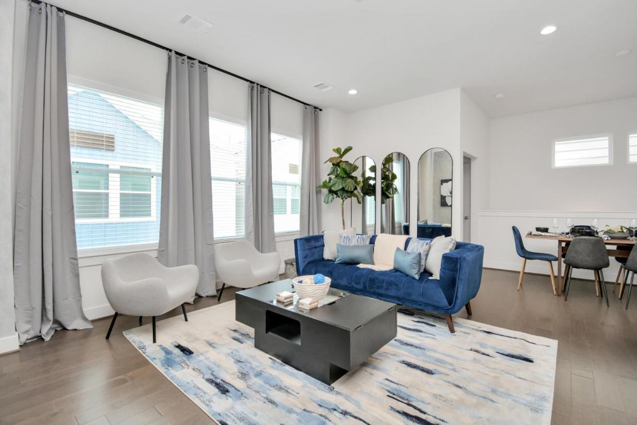 Casa Azure - New Modern 3 Bedroom Med Center, Nrg, Uh Houston Exterior foto
